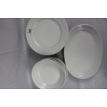 A lot: a quantity of good quality white china - Bareuther Waldsassen Bavarian - oval serving