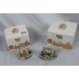 2 Lilliput Lane collectible houses in original boxes