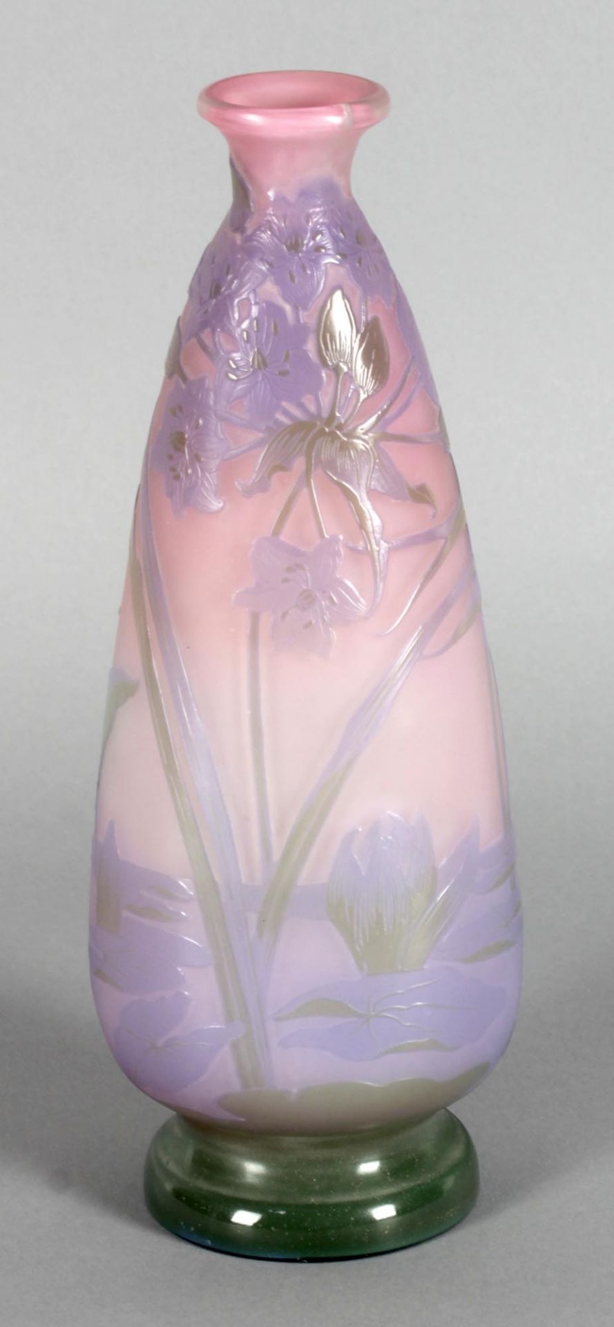 Gallé-Vase, Nancy, um 1900<