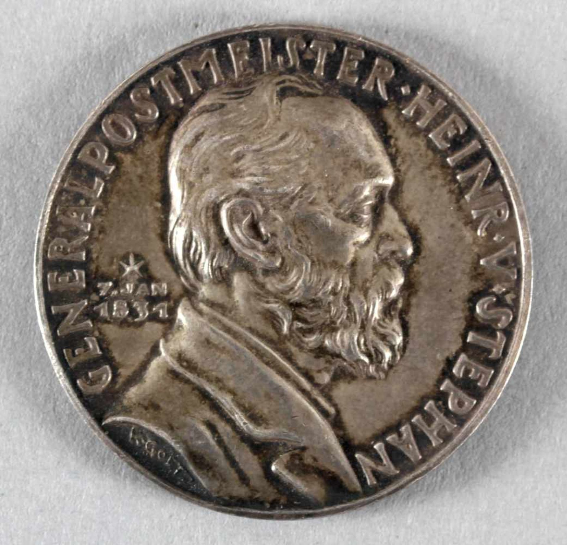 Silbermedaille Generalpostmeister v. Stephan, 1931
