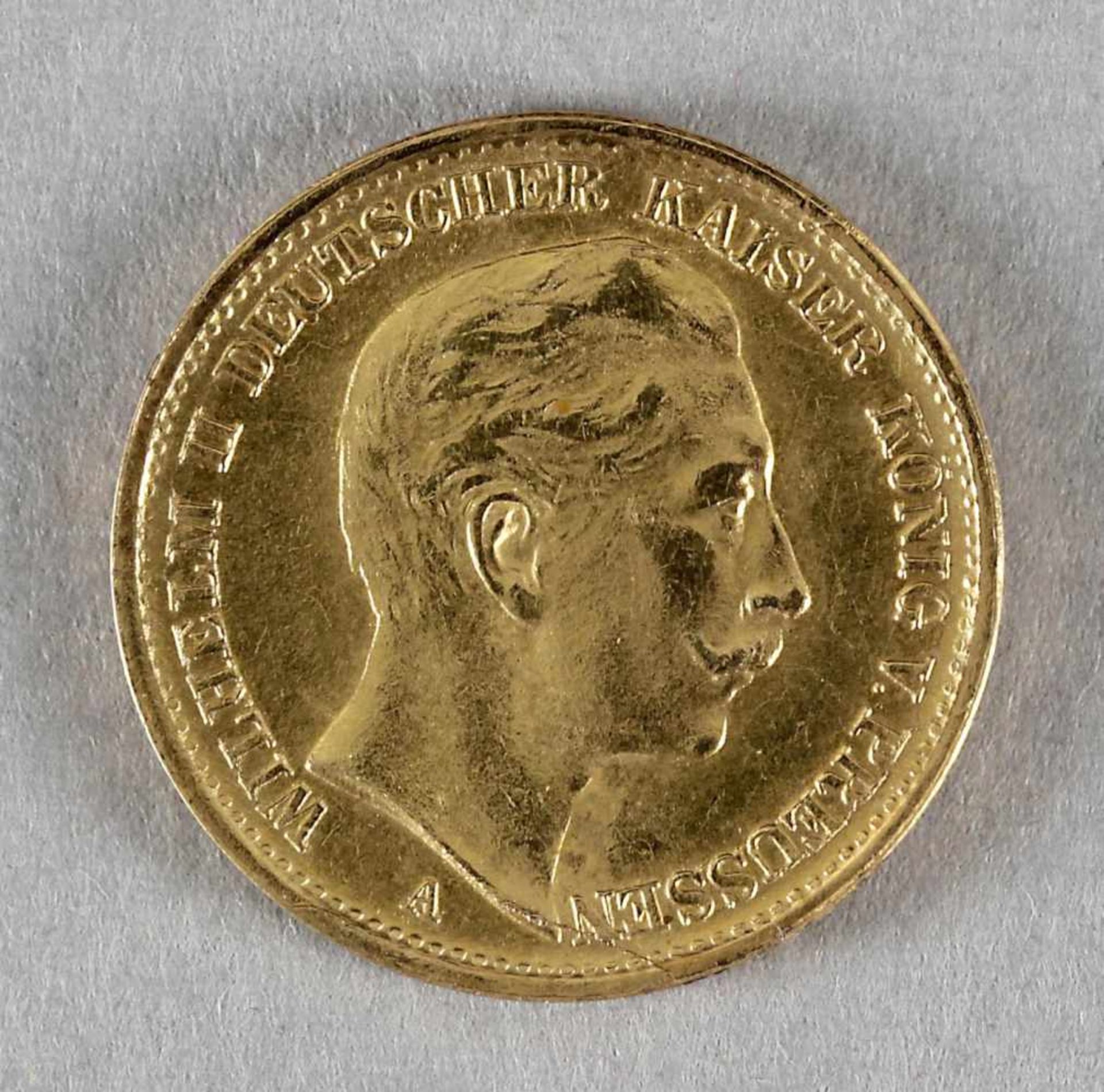 Goldmünze, 20 Mark, Wilhelm II. von Preußen, 1901 A