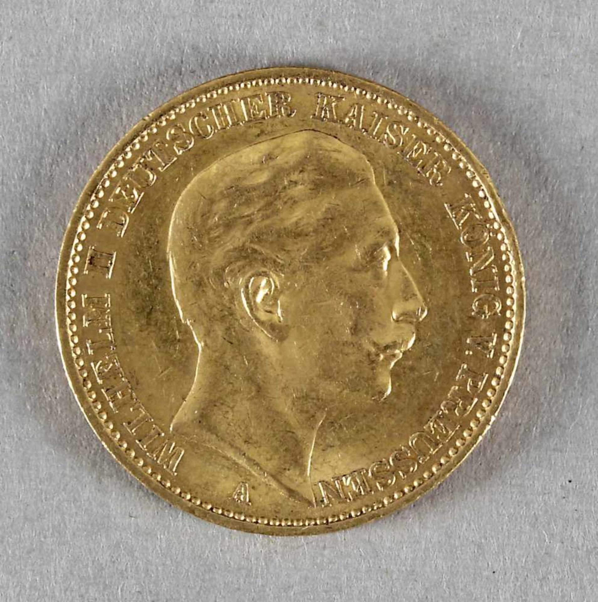 Goldmünze, 20 Mark, Wilhelm II. von Preußen, 1912 A