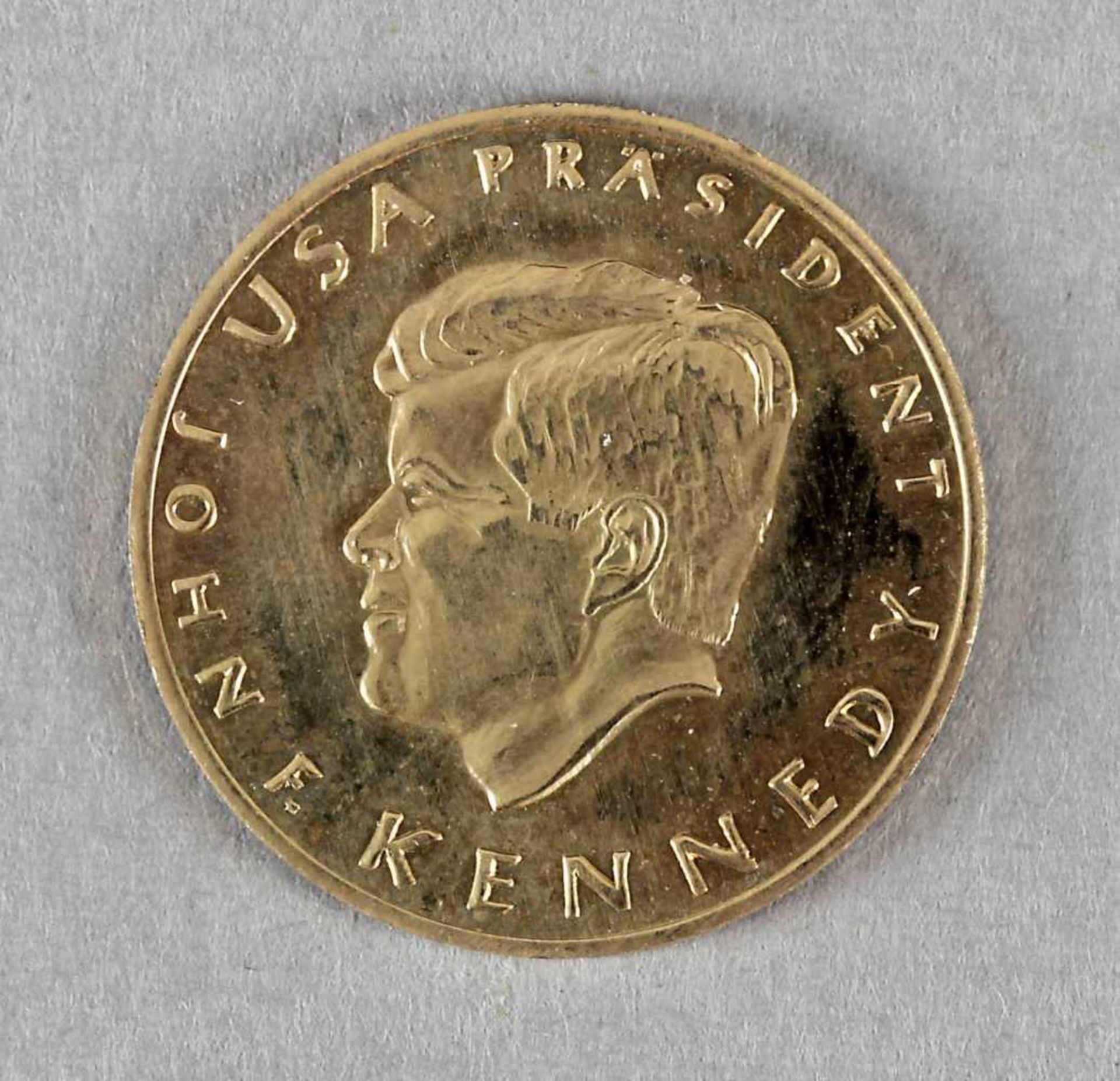 Goldmedaille, John. F. Kennedy, 585er Gold