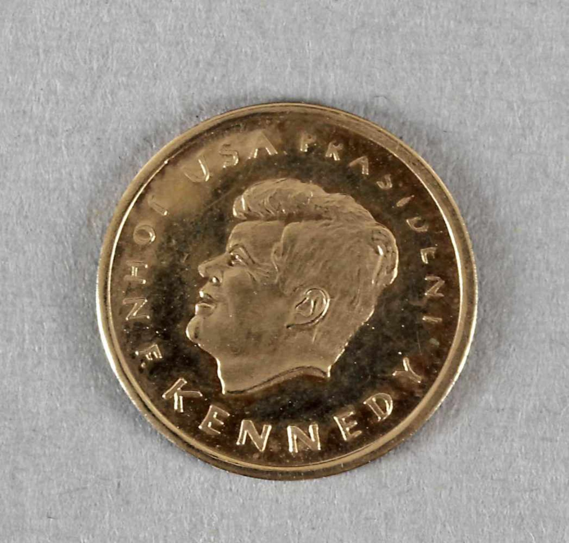 Goldmedaille, John. F. Kennedy, 585er Gold