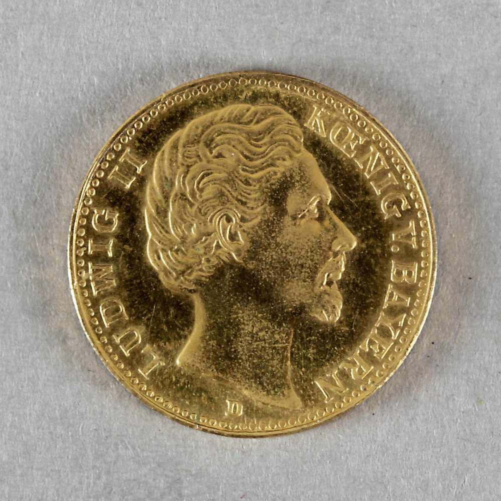 Fälschung/Nachprägung einer 20 Mark Goldmünze