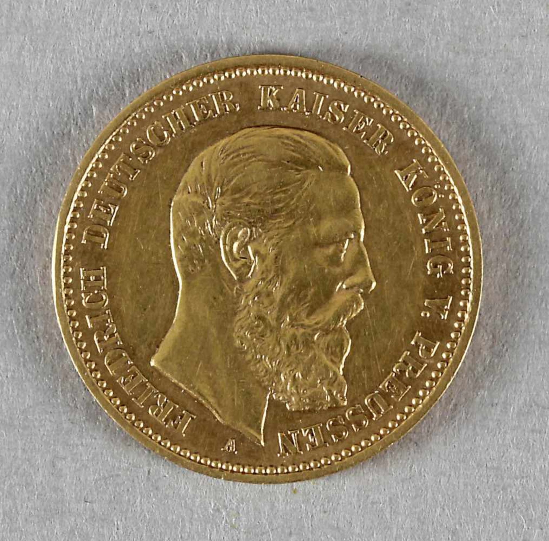 Goldmünze, 10 Mark, Friedrich III. von Preußen, 1888 A