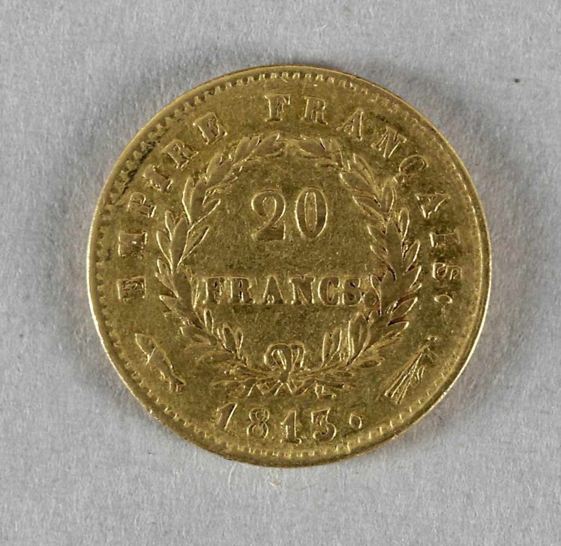 Goldmünze, 20 Francs, Napoleon I., 1813 - Bild 2 aus 2