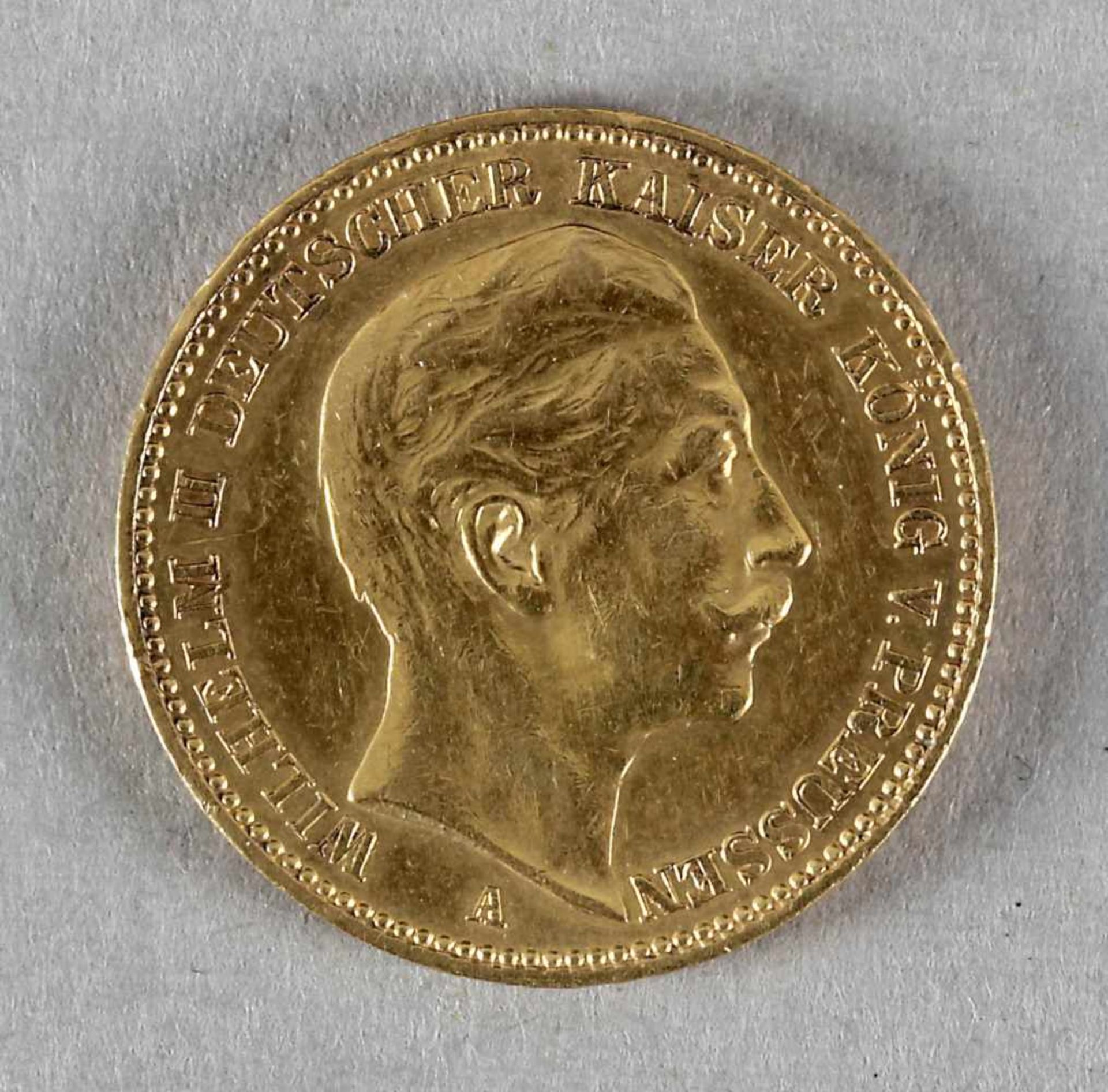 Goldmünze, 20 Mark, Wilhelm II. von Preußen, 1903 A