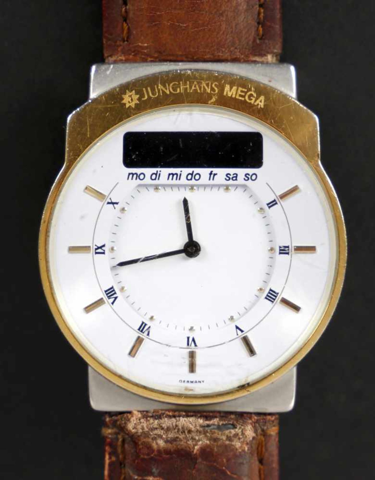 Junghans Mega 2 Herrenarmbanduhr, 1990er Jahre