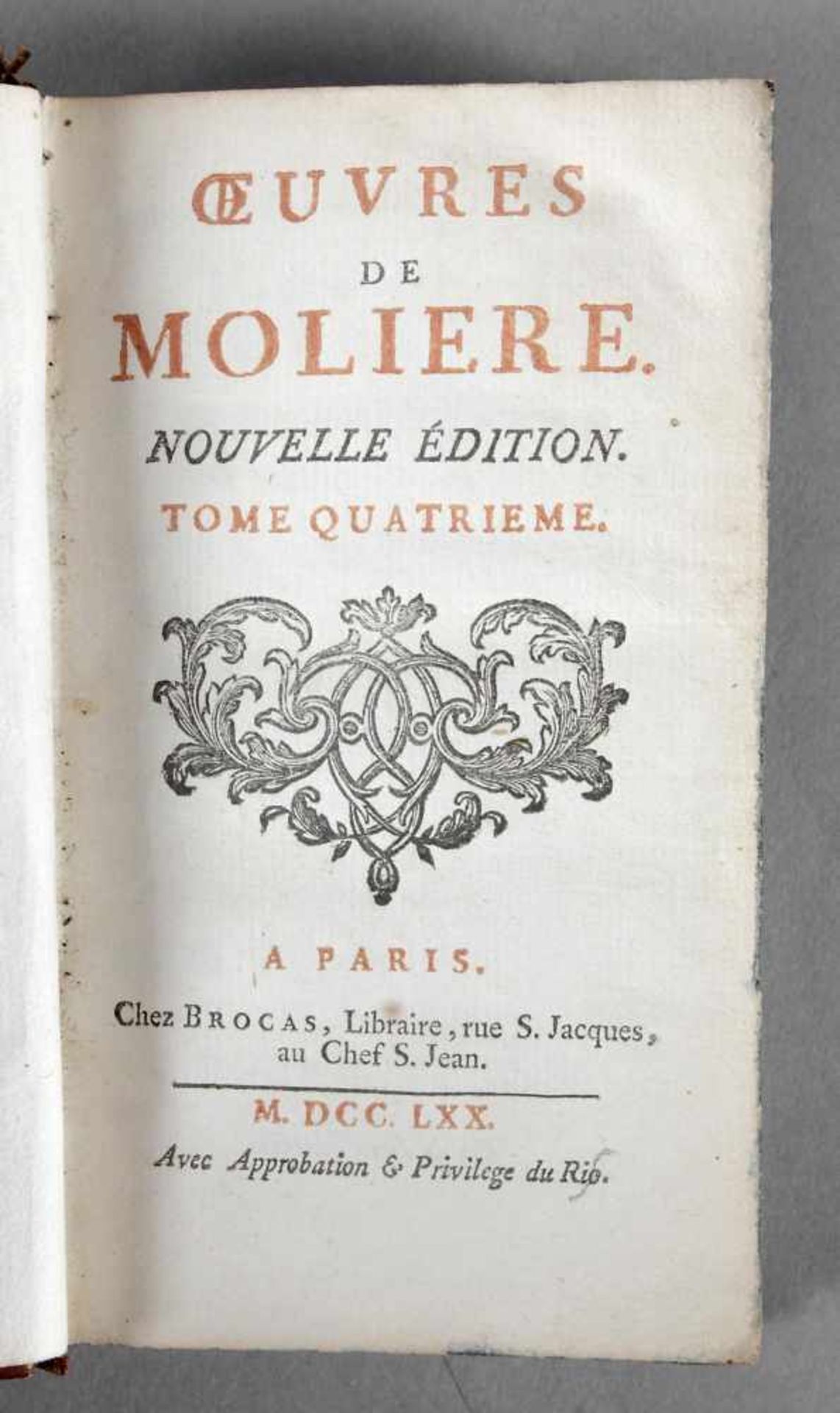 Oeuvres de Moliere