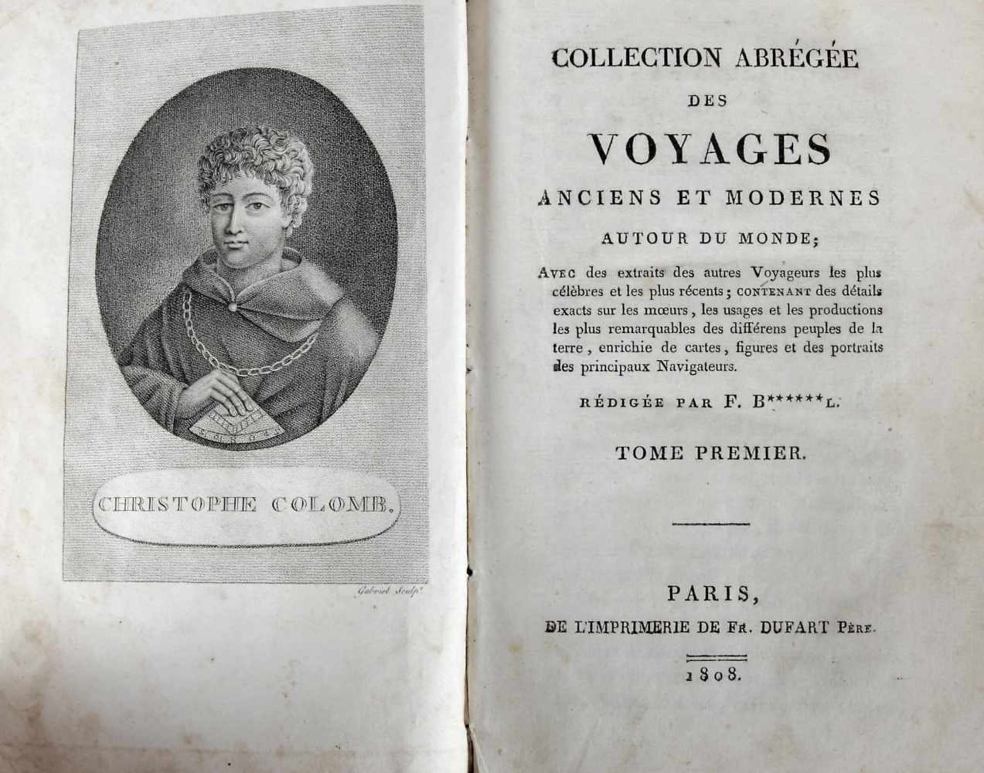 Collection abrégé des Voyages anciens et modernes autour du Monde - Image 2 of 2