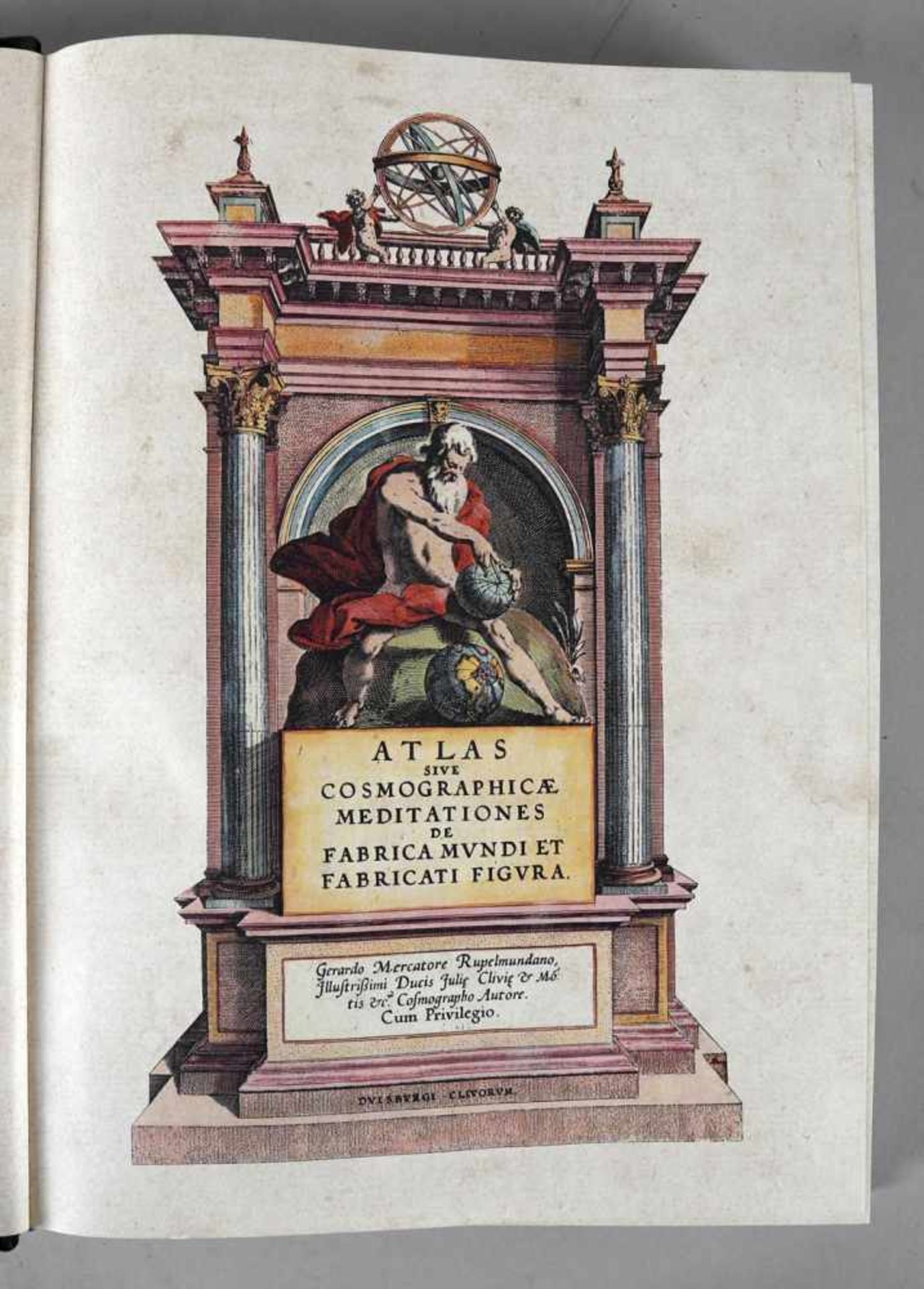 Faksimile-Ausgabe des kostbaren Mercator-Atlasses, Coron-Verlag Stuttgart (Verlag Müller und