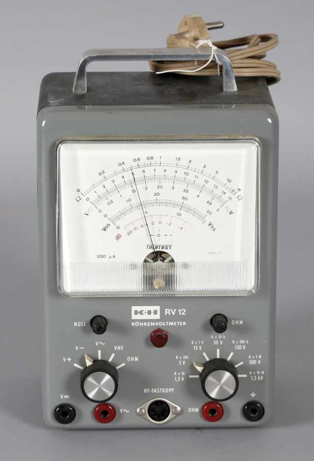 Teletest Röhrenvoltmeter, Klein und Hummel, Stuttgart, um 1962