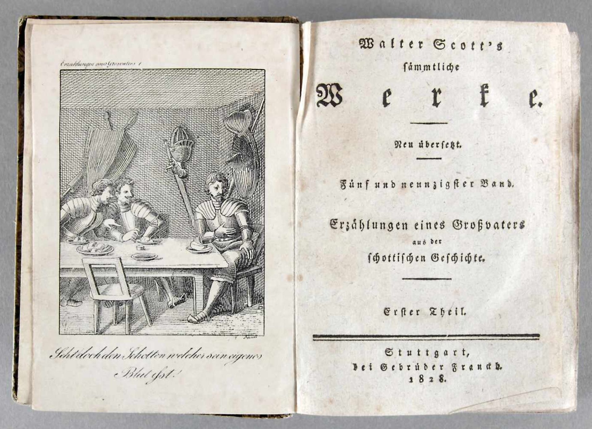 "Walter Scott´s sämmtliche Werk, Band 20 Erzählungen eines Großvaters aus der schottischen