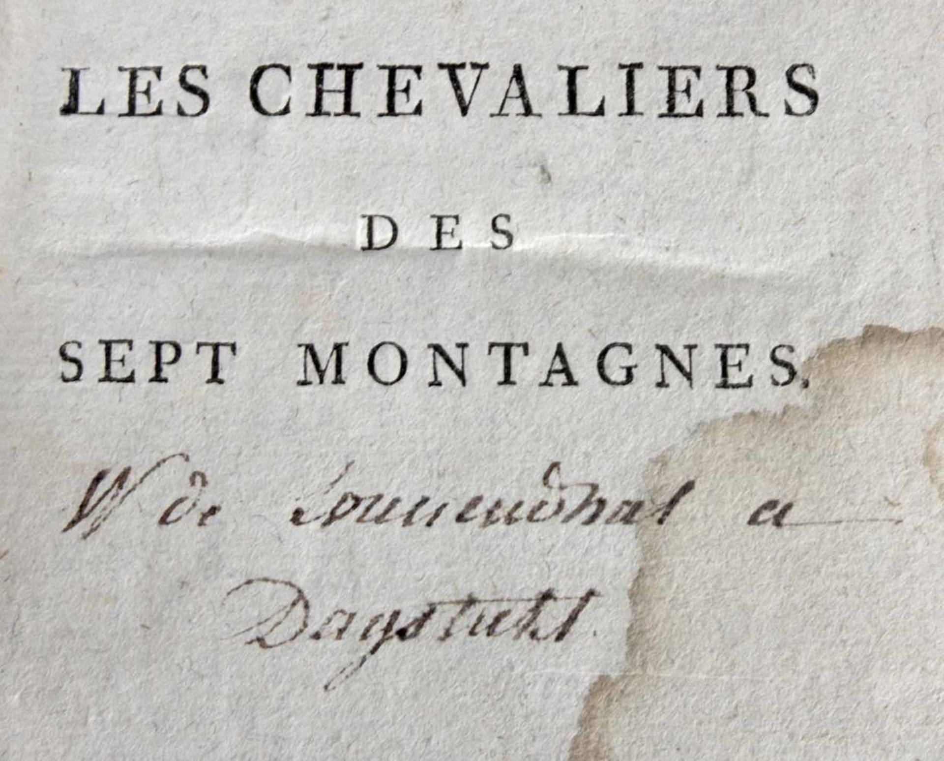 Les Chevaliers des sept Montagnes - Image 2 of 2