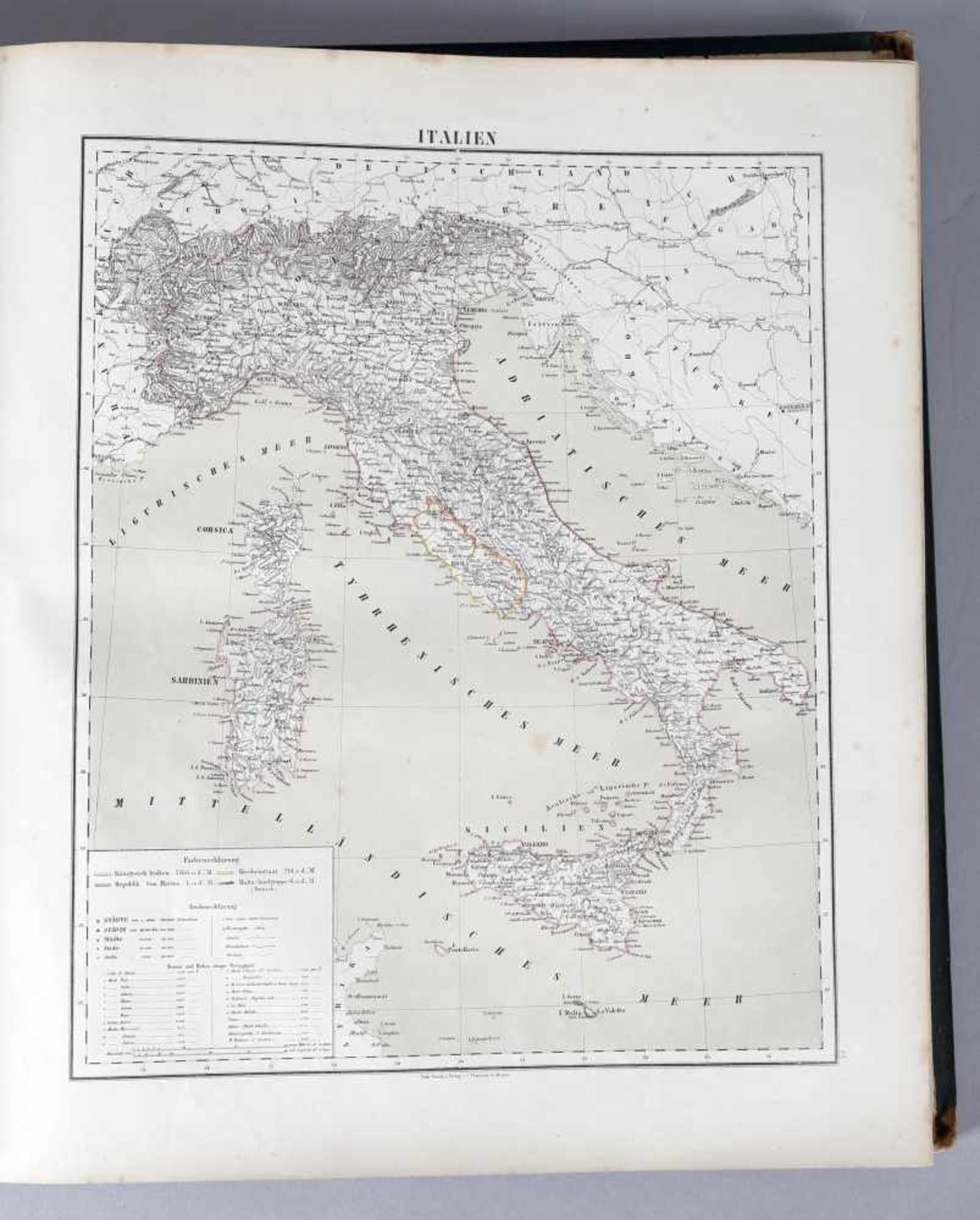 Sohr-Berghaus, Hand-Atlas über alle Theile der Erde, Ausgabe in 100 Blättern, neu bearbeitet von - Image 3 of 3