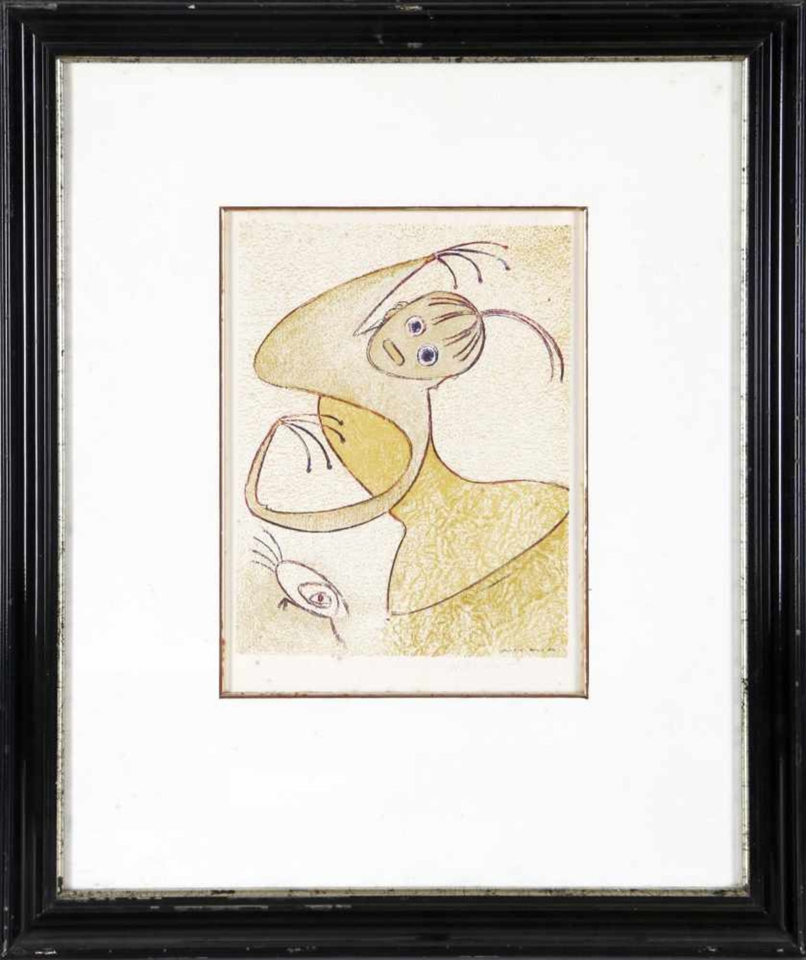Max Ernst ( Brühl 1891-1976 Paris)Surrealistische Figur aus: San Lazzaro et ses amis, XXième Siècle,
