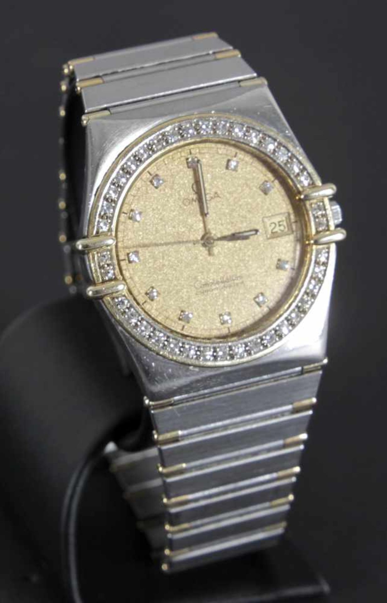 Omega Constellation Chronometer Armbanduhr Gold/Stahl-Gehäuse
