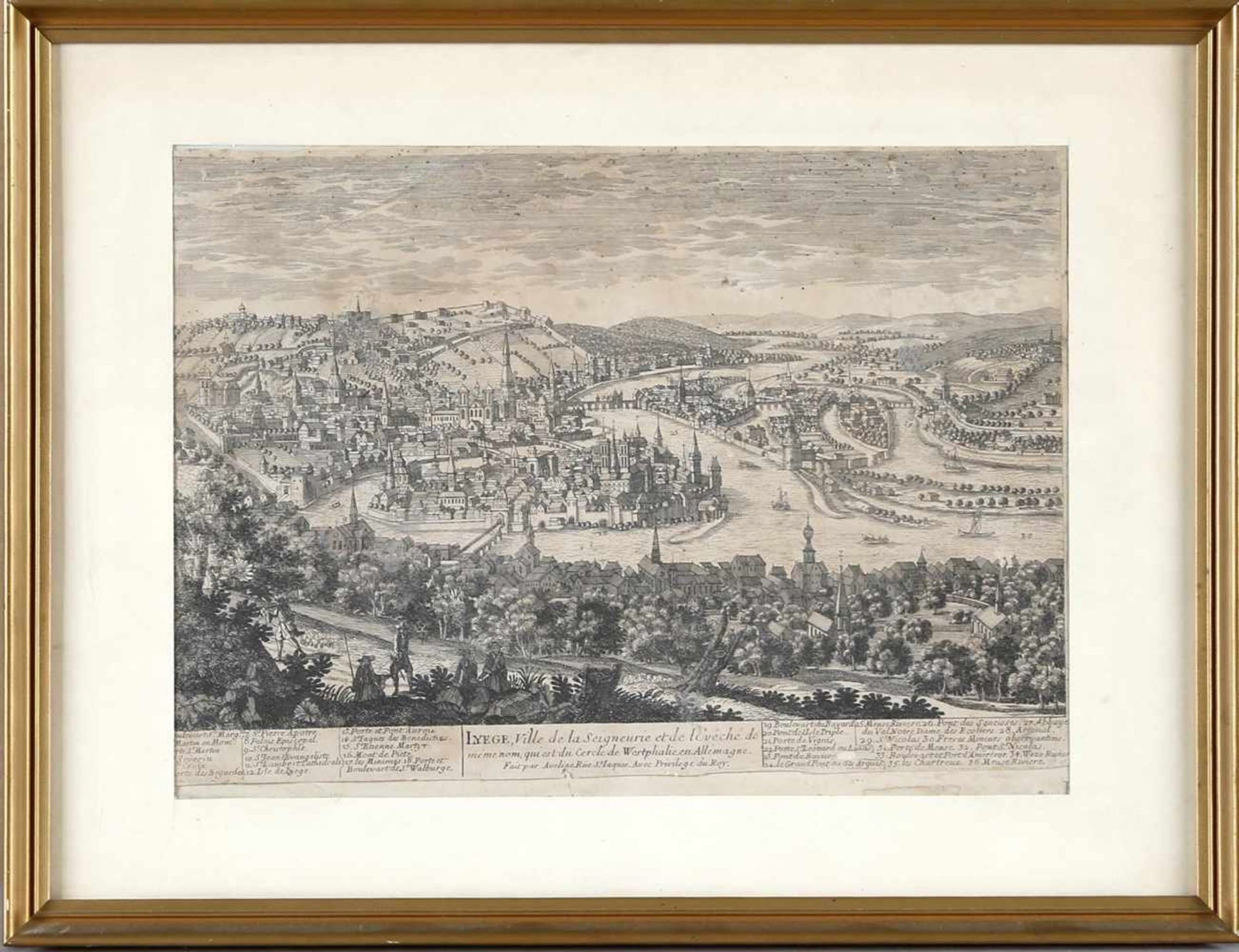Ansicht von Liège, 1789