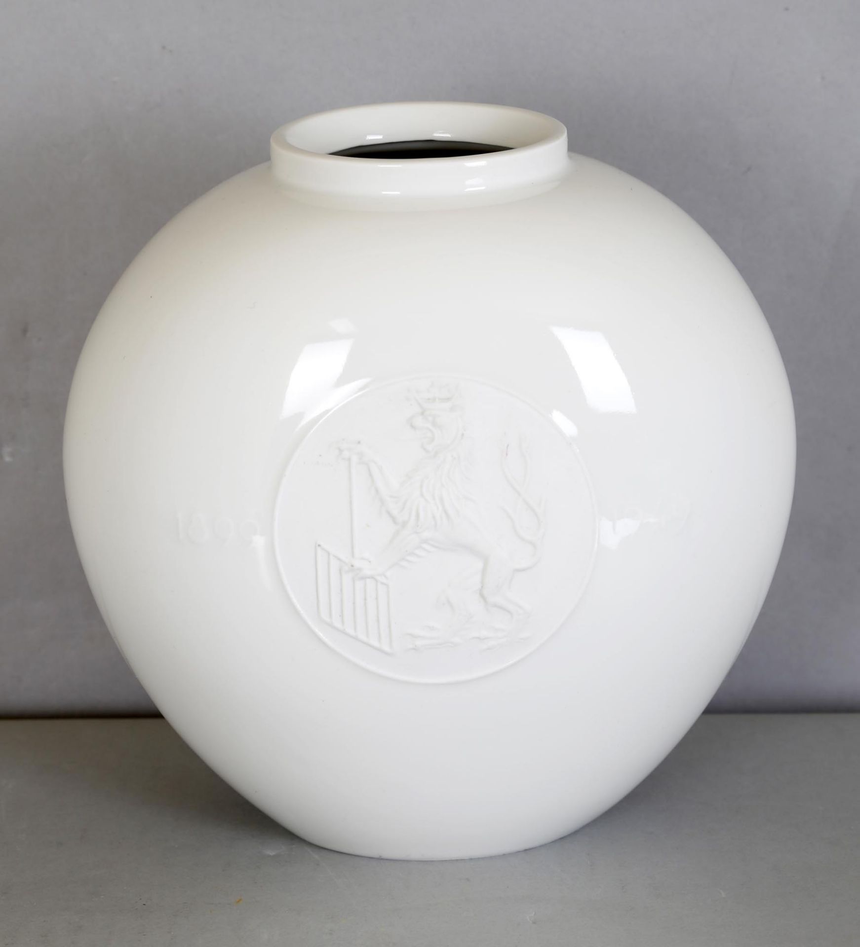 KPM-Vase in Herzform, 1949