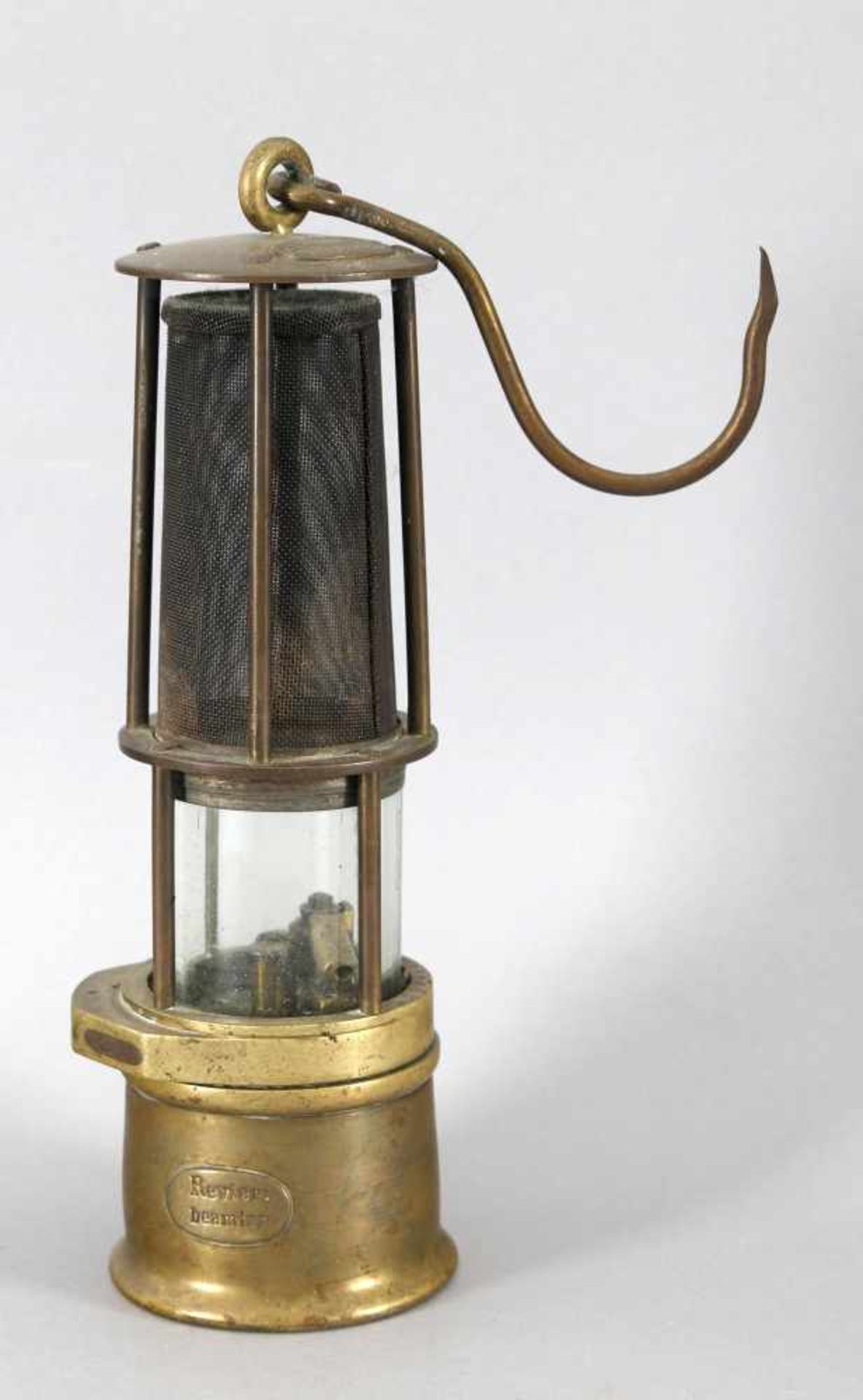 Steigerlampe, wohl Bochum-Lindener Zündwaren und Wetterlampen-Fabrik C. Koch, um1915