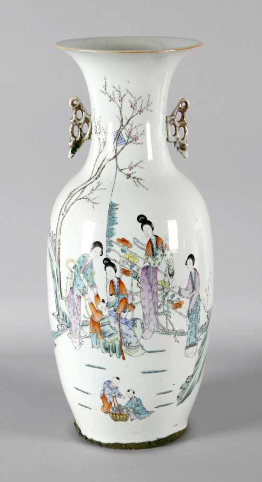 Porzellanvase, China, um 1900