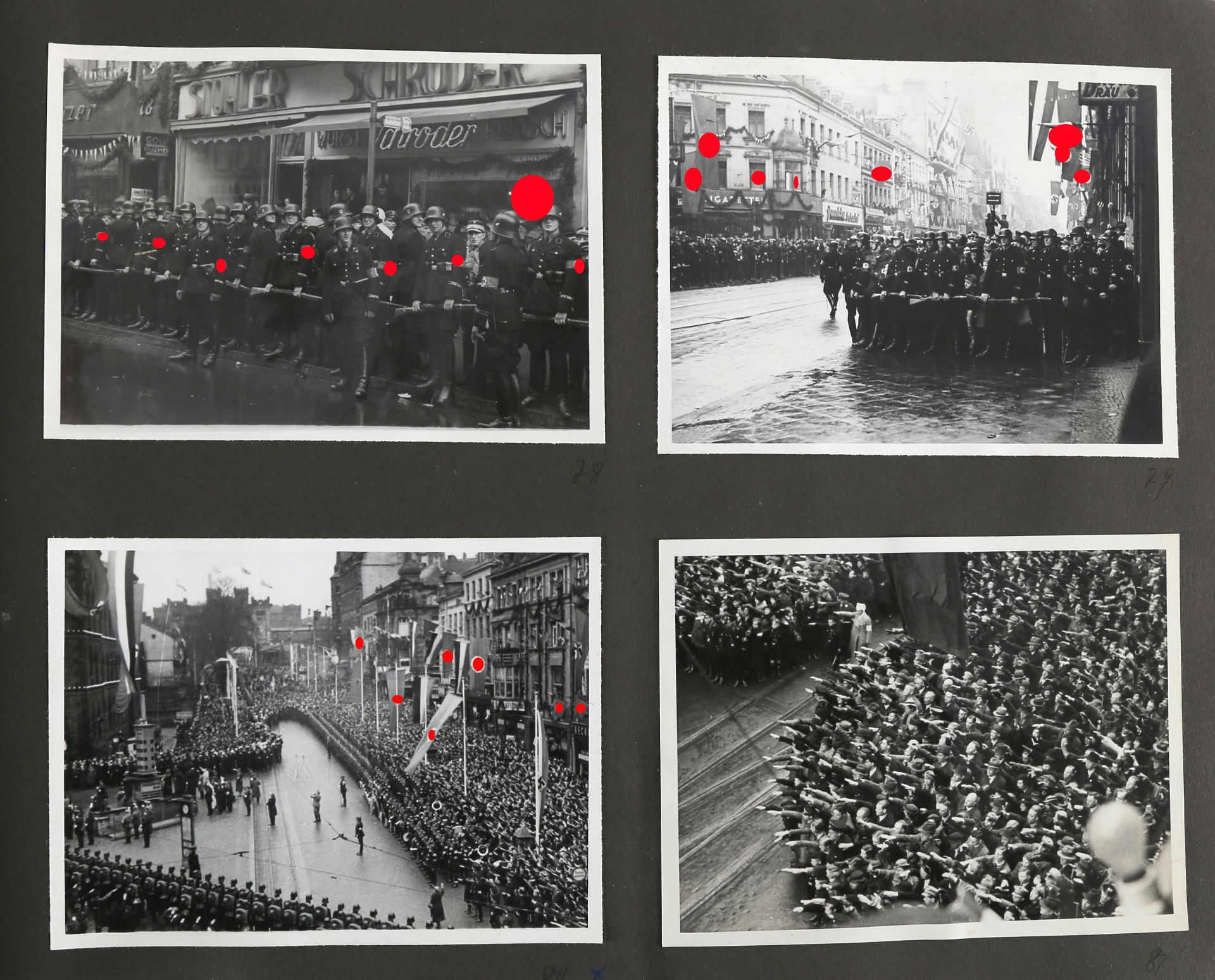 Fotoalbum Erinnerung an die Saarabstimmung Januar 1935