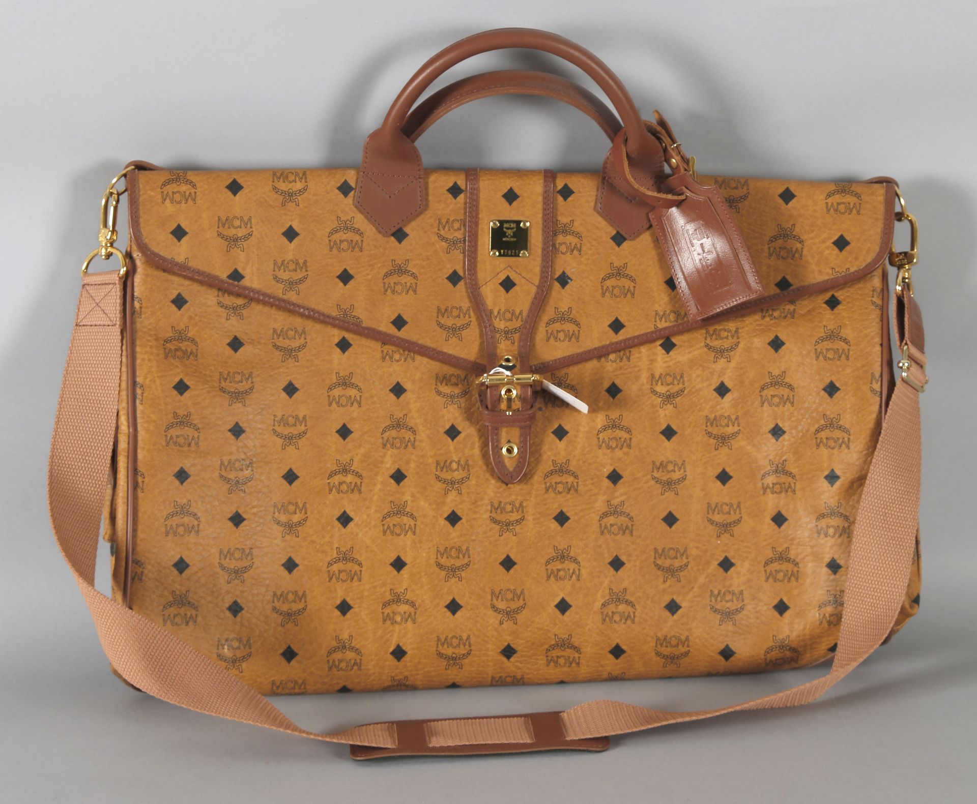 MCM Umhängetasche - Reisetasche, Y7921, Leder