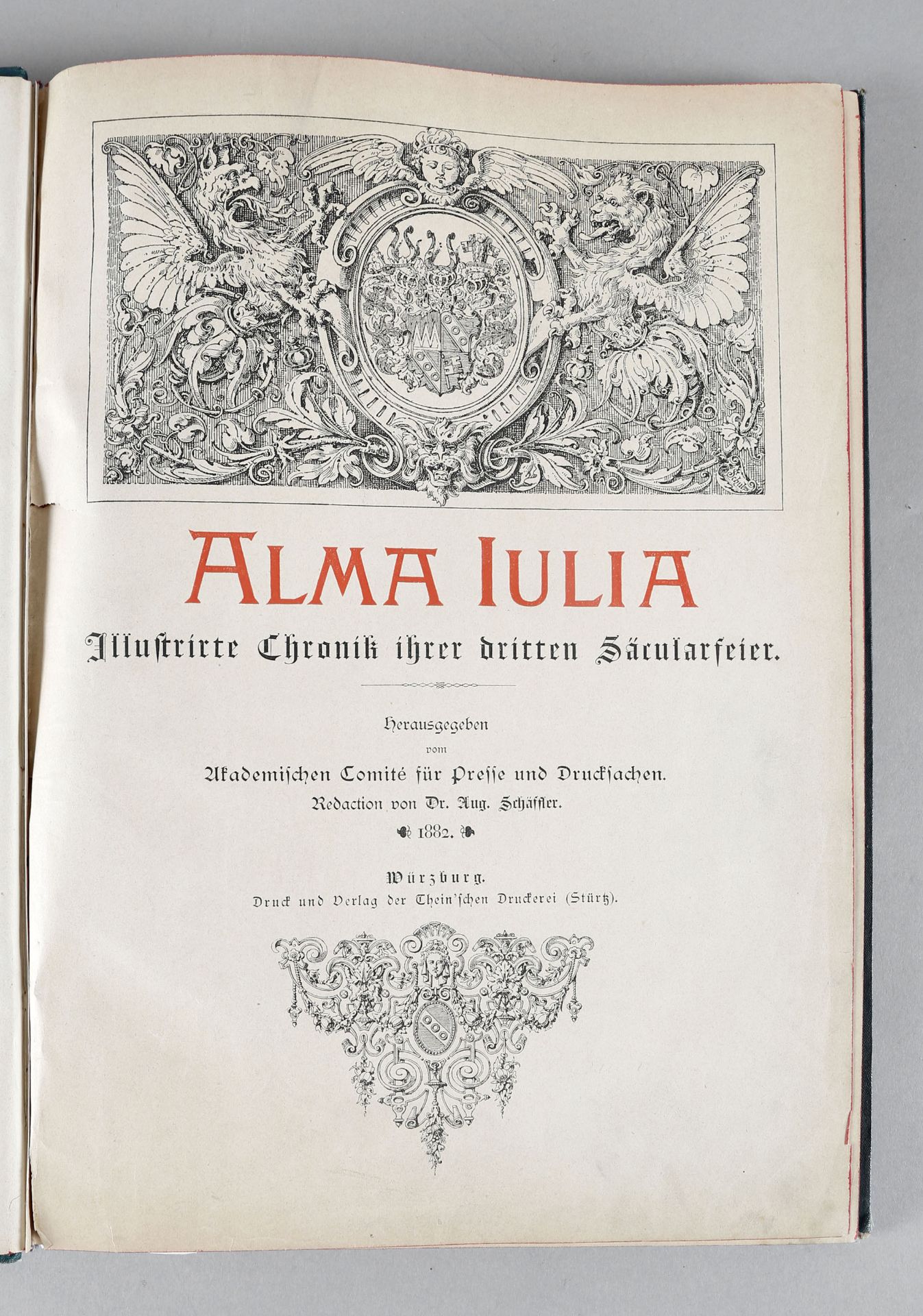 Alma Julia, Illustrierte Cronik ihrer dritten Säcularfeier