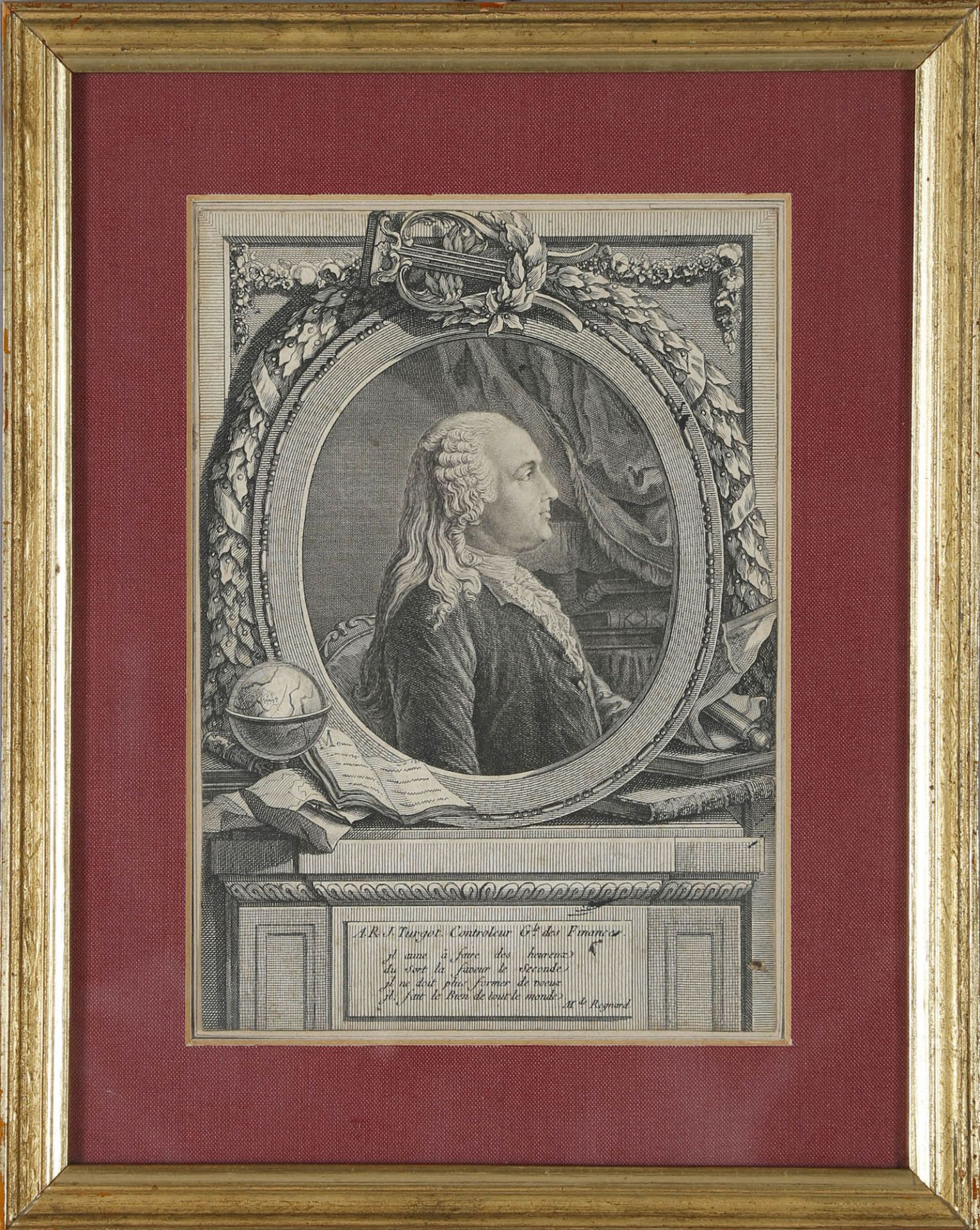 Porträt des Anne Robert Jacques Turgot (1727-1781)