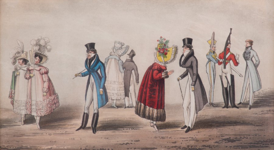 Jean-Baptiste Chapuy (1760-1802), French 'La Promenade au Bois de Vincenneal' (Sic), after Niklas II - Image 5 of 6