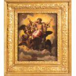 After Raphael Sanzio, 19th century 'Ezekiel's Vision' depicting God father sustained by angels and