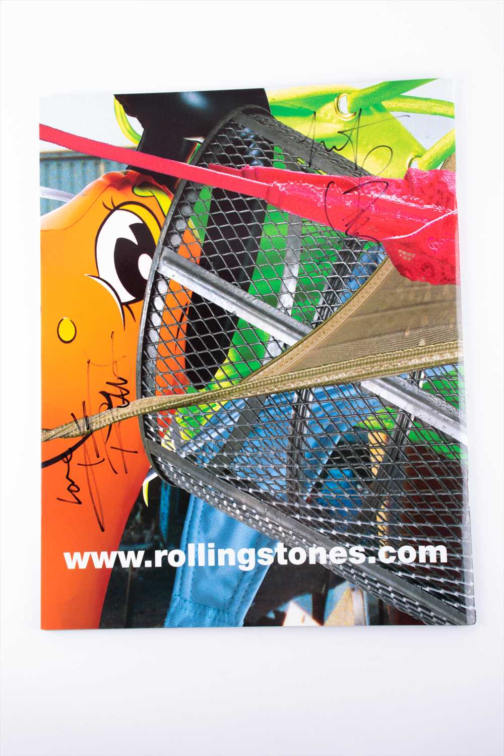 The Rolling Stones: a signed programme from the 'Licks' World Tour 2002/3 signed to the front and - Image 6 of 9