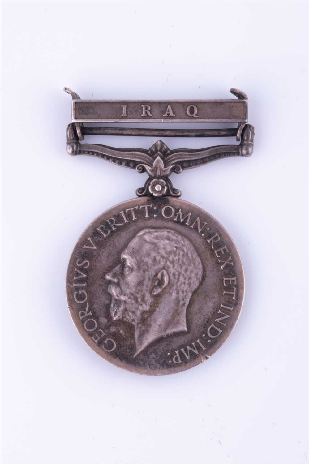 A George V general service medal with Iraq clasp i mpressed 1044794 DVR ...