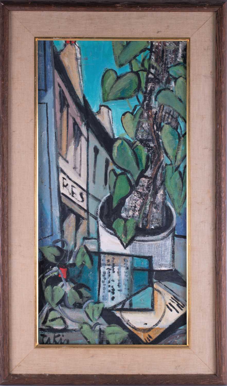 Attributed to Panayiotis Vassilakis (Takis) (1925–2019) Greekdepicting a still life, probably in