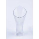 A Finnish Iittala 'Kantarelli' glass vasedesigned by Tapio Wirkkala in 1946, produced from 1948-