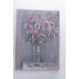Val Hamer (20th-21st century) Britisha collection of still life and floral studies, pastel on paper,