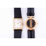 A Baume & Mercier 18 carat gold ladies wristwatch together with an 18 carat gold Watches of
