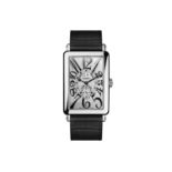 A Franck Muller Long Island Stainless Steel Grand Guichet Date automatic wristwatch,the guilloche