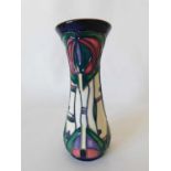 Moorcroft, a small 'Tribute to Rennie Mackintosh' vase, designed by Rachel Bishop, date cypher for