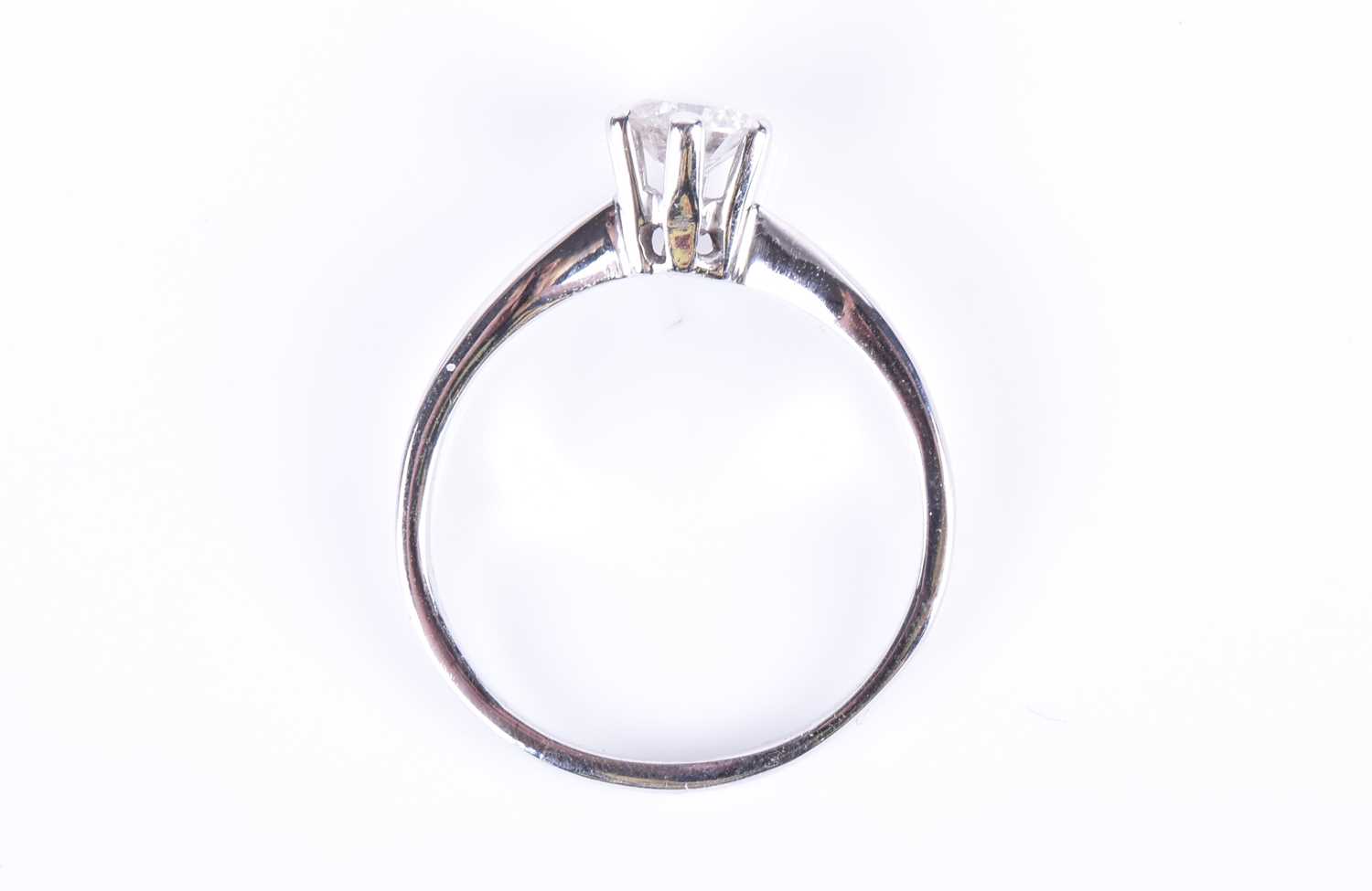 An 18ct white gold and solitaire diamond ringset with a round brilliant-cut diamond of approximately - Image 3 of 8