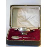 A George v silver quaich, Adie Brothers Ltd, Birmingham 1928, with engraved presentation inscription