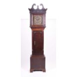 A George III oak longcase clock signed [Samuel] Butterworth, Rochdale, with swan neck pediment,