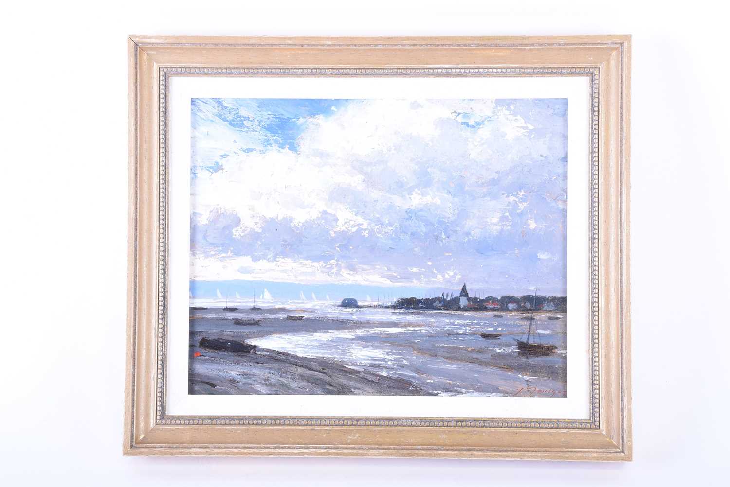 John Foulger (1942-2007) British 'Bosham, Sussex', oil on board, signed lower right corner, in a