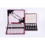 A set of six hallmarks of the British Isles teaspoons Travis, Wilson & Co Ltd, 1969, together with a