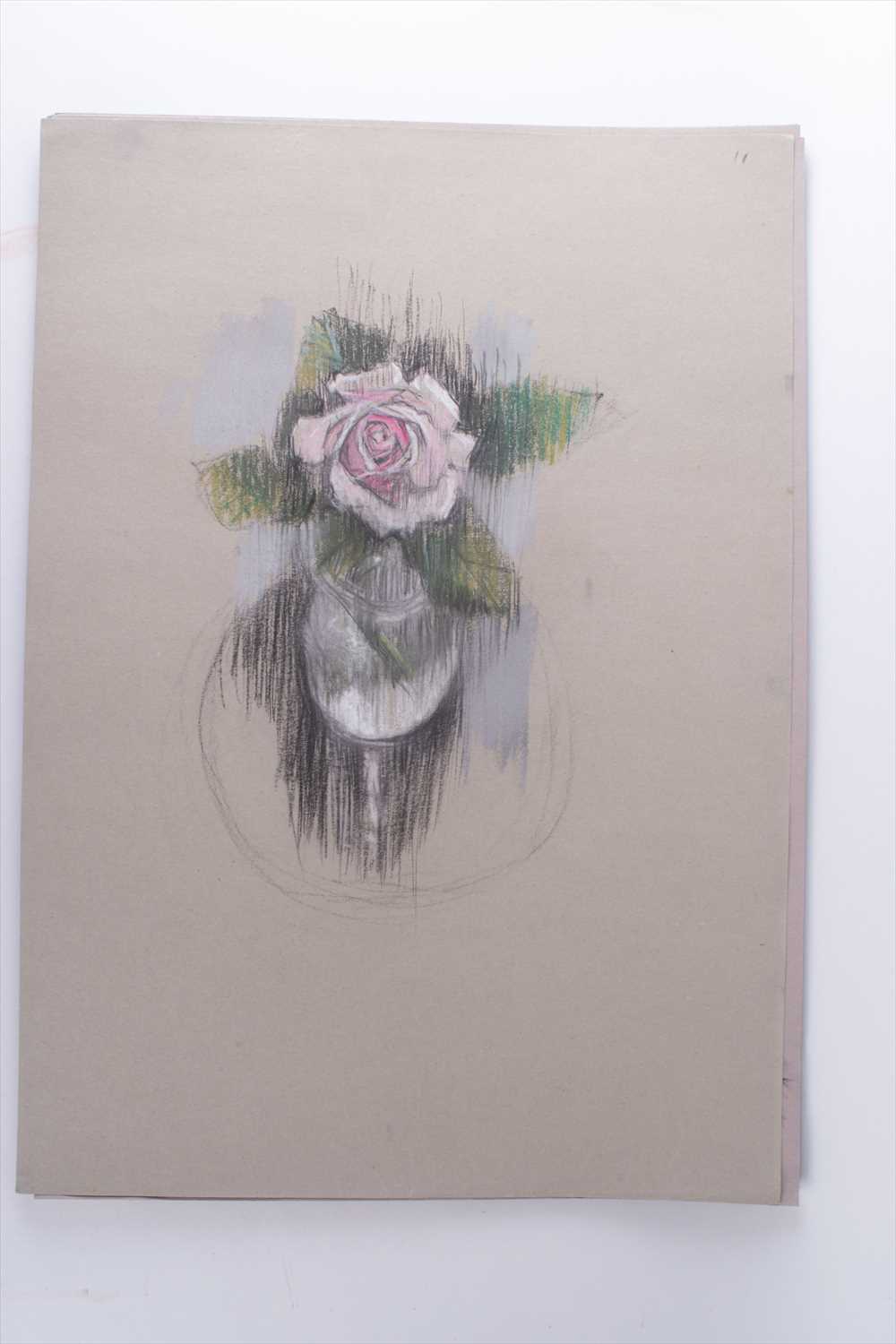 Val Hamer (20th-21st century) Britisha collection of still life and floral studies, pastel on paper, - Image 7 of 20