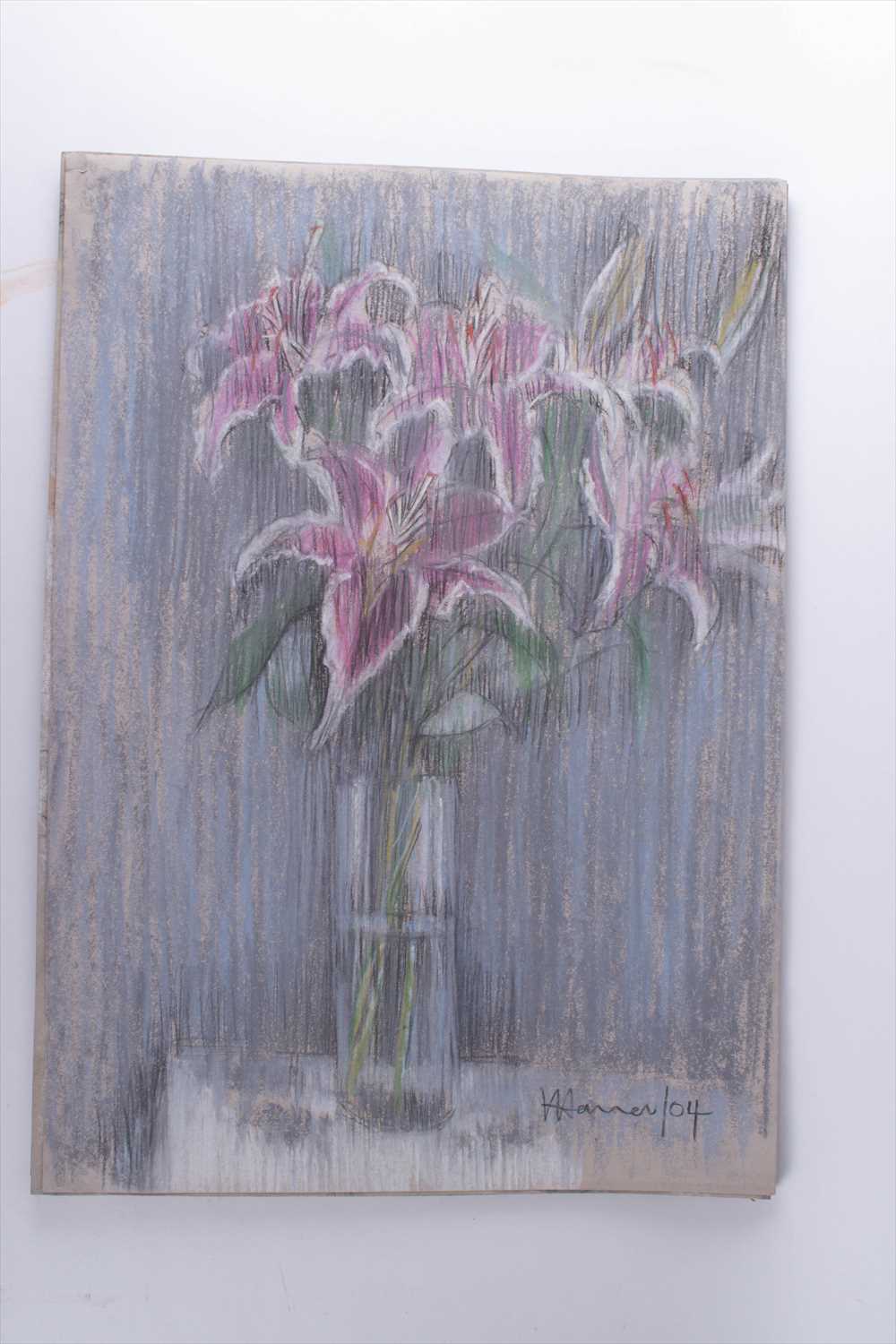 Val Hamer (20th-21st century) Britisha collection of still life and floral studies, pastel on paper,