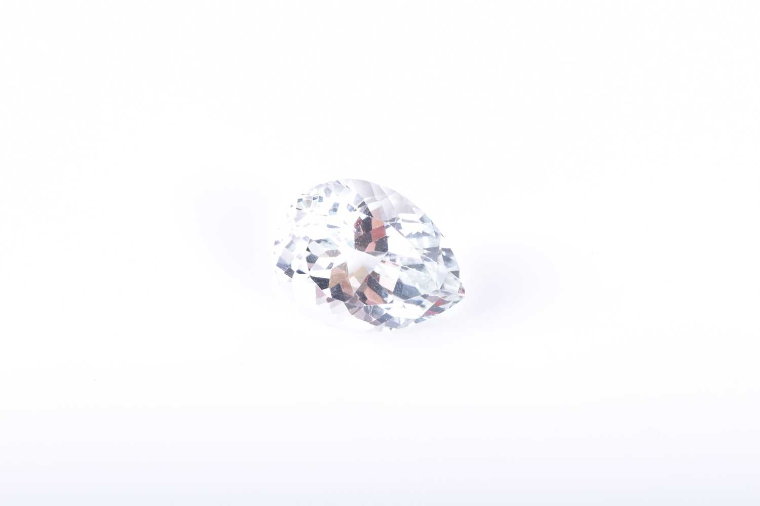 A loose mixed pear-cut pale blue topazof approximately 17.45 carats. Please note: VAT will be - Image 6 of 6