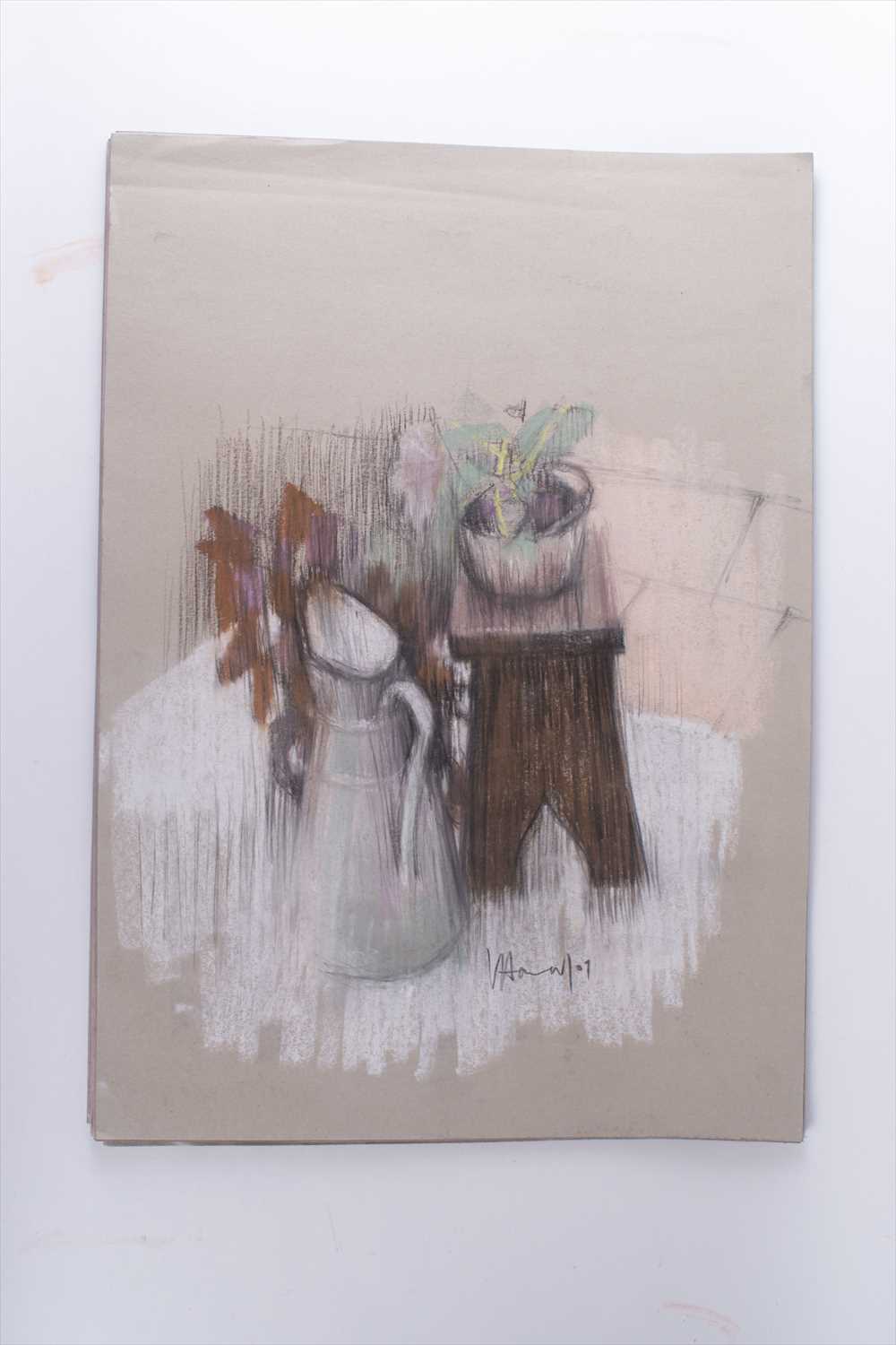 Val Hamer (20th-21st century) Britisha collection of still life and floral studies, pastel on paper, - Image 17 of 20