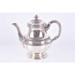 An early 20th century French silver plated teapot by Gallia, owned by Christofle, marks used between